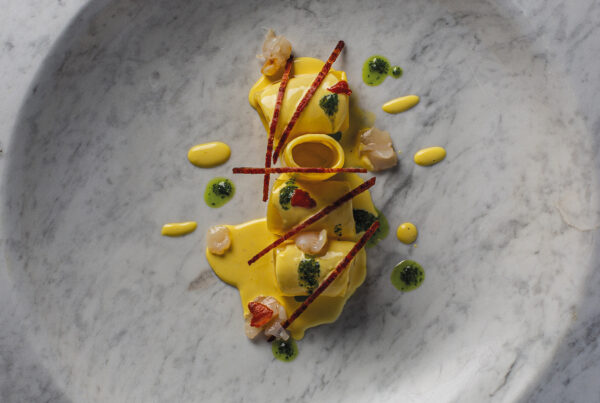 carbonara dello Chef Nicola Dinato del ristorante Feva a Castelfranco Veneto